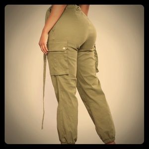 Olive Cargo Pants